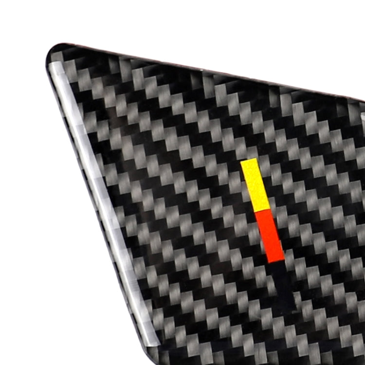 4 PCS Car German Flag Carbon Fiber Door Inner Handle Wrist Panel Decorative Sticker for Mercedes-Benz C Class 2007-2013 / E Class 2009-2016 by buy2fix