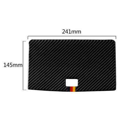Car German Flag Carbon Fiber Console Navigation Panel Decorative Sticker for Mercedes-Benz W204 C Class 2007-2010 by buy2fix