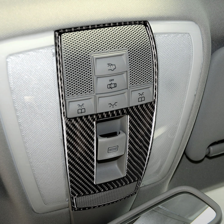 Car Carbon Fiber Reading Lamp Frame Decorative Sticker for Mercedes-Benz W204 2007-2013 / W212 2010-2012 by buy2fix