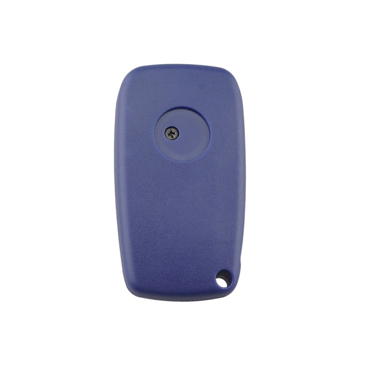 For FIAT Car Keys Replacement 3 Buttons Car Key Case with Side Battery Holder (Blue) by buy2fix