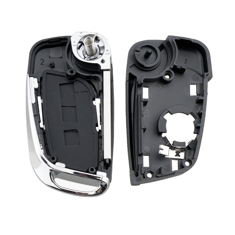 For PEUGEOT Car Keys Replacement 2 Buttons Car Key Case with Holder, without Grooved by buy2fix