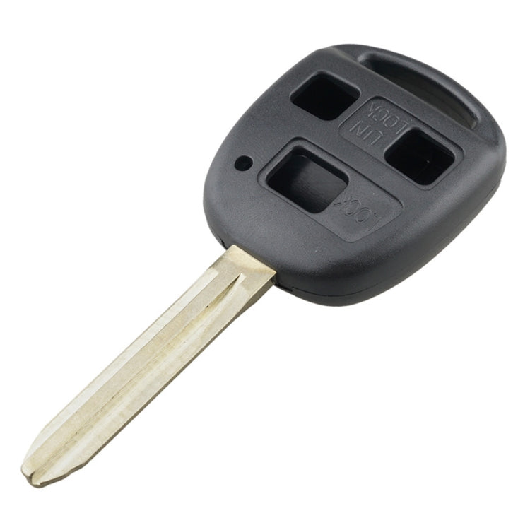 For TOYOTA Car Keys Replacement 3 Buttons Car Key Case with Key Blade by buy2fix
