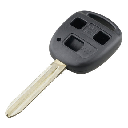For TOYOTA Car Keys Replacement 3 Buttons Car Key Case with Key Blade by buy2fix