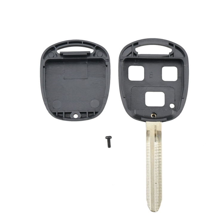 For TOYOTA Car Keys Replacement 3 Buttons Car Key Case with Key Blade by buy2fix