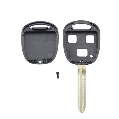For TOYOTA Car Keys Replacement 3 Buttons Car Key Case with Key Blade by buy2fix