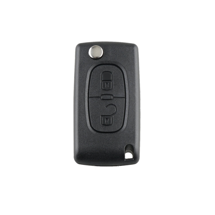 For PEUGEOT 2 Buttons Intelligent Remote Control Car Key with Integrated Chip & Battery & Holder, without Grooved, Frequency: 433MHz - Remote Car Key by buy2fix | Online Shopping UK | buy2fix