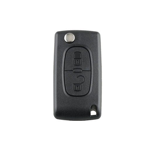 For PEUGEOT 2 Buttons Intelligent Remote Control Car Key with Integrated Chip & Battery & Holder, without Grooved, Frequency: 433MHz by buy2fix