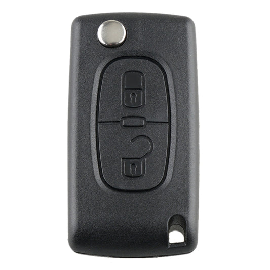 For PEUGEOT 2 Buttons Intelligent Remote Control Car Key with PCF7961 Integrated Chip & Battery & Holder & Slotted Key Blade & ASK Signal, Frequency: 433MHz by buy2fix