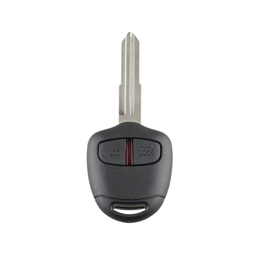 For MITSUBISHI 2 Buttons Intelligent Remote Control Car Key with 46 Chip & Battery & Left Slot, Frequency: 433MHz by buy2fix