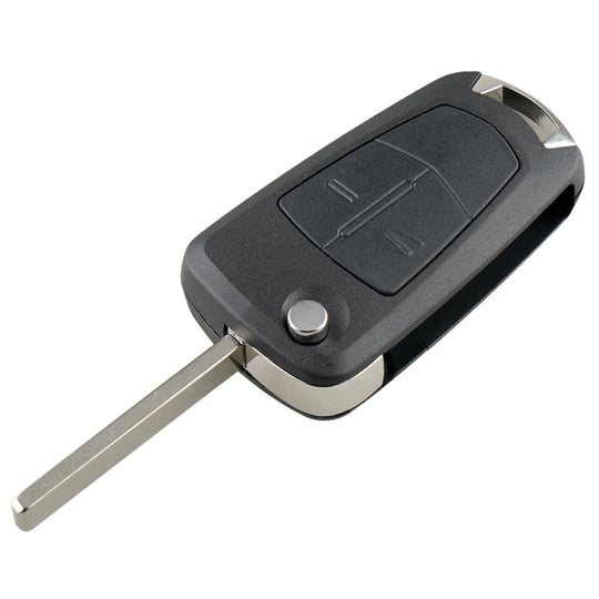 Pour Opel Zafira B 2005 - 2013 / Astra H 2004 - 2009 Clé de voiture télécommandée intelligente à 2 boutons avec puce 7941 et batterie, fréquence: 433 MHz