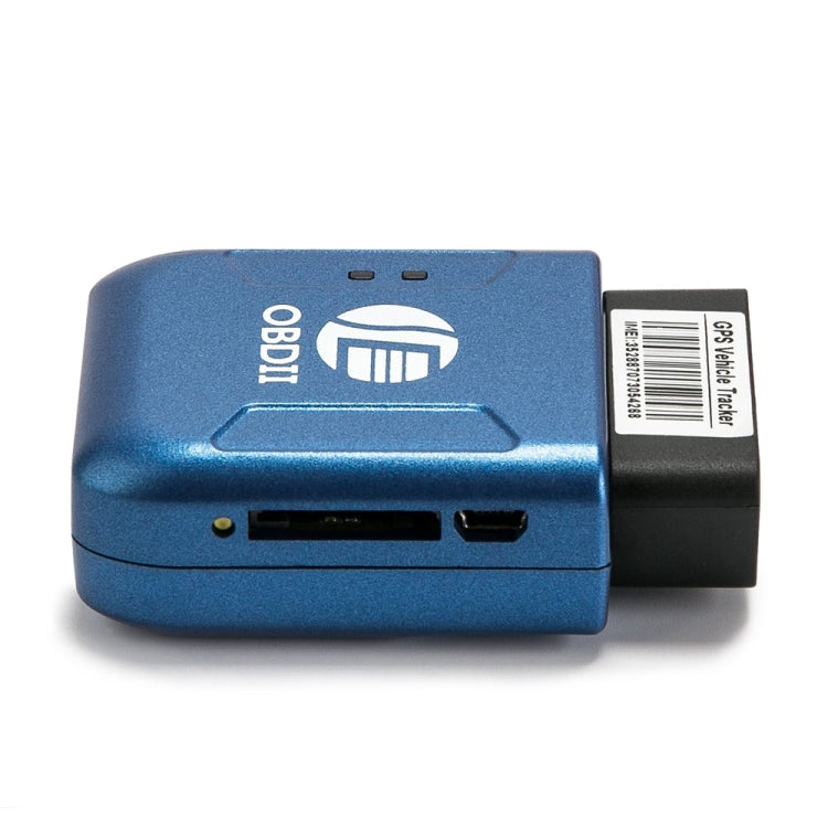 TK206 GPS OBD2 Real Time GSM Quad Band Anti-theft Vibration Alarm GSM GPRS Mini GPS Car Tracker (Blue) - Car Tracker by buy2fix | Online Shopping UK | buy2fix