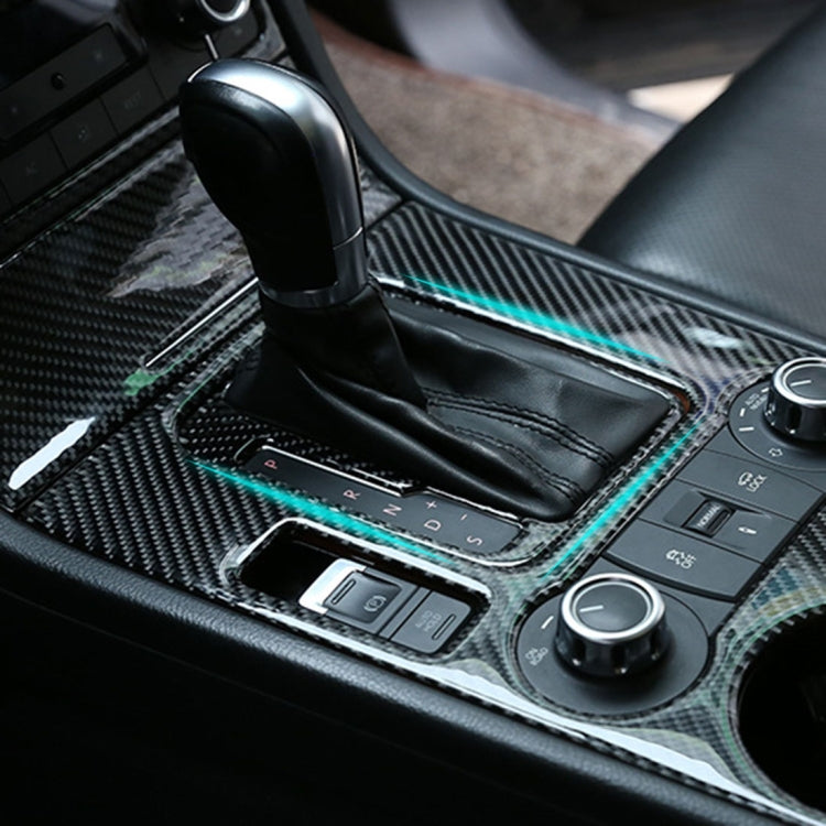Car Carbon Fiber Gear Position Panel Decorative Sticker for Volkswagen Touareg 2011-2018 by buy2fix