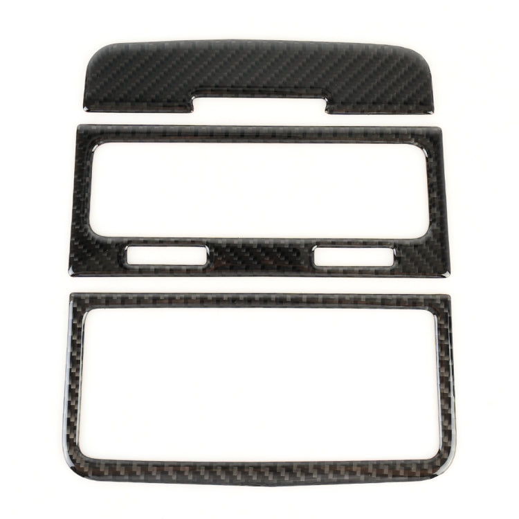 3 PCS Car Carbon Fiber Rear Air Outlet Decorative Sticker for Volkswagen Touareg 2011-2018 by buy2fix