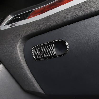 Car Carbon Fiber Front Passenger Seat Armrest Box Switch Decorative Sticker for Volkswagen Touareg 2011-2018 by buy2fix