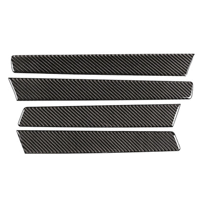 4 PCS Car Carbon Fiber Door Panel Decorative Sticker for Volkswagen Touareg 2011-2018 by buy2fix