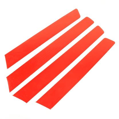 4 PCS Car Carbon Fiber Door Panel Decorative Sticker for Volkswagen Touareg 2011-2018 by buy2fix