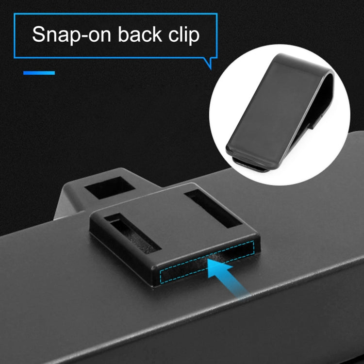 Car Multi-functional Glasses Case Sunglasses Box with Card Slot, Flat Style (Grey) by buy2fix