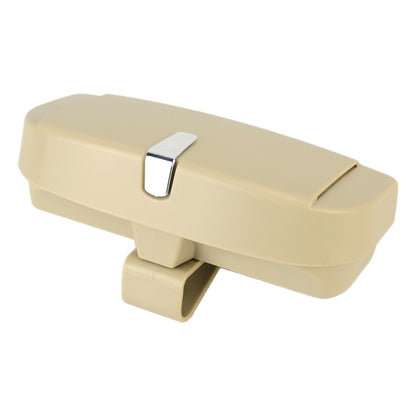 Car Multi-functional Glasses Case Sunglasses Box with Card Slot, Flat Style (Beige) by buy2fix