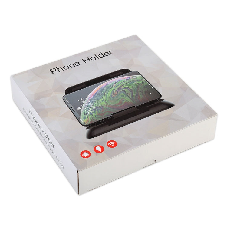 Car Carbon Fiber Texture Silicon Mobile Phone Holder for 3.5-6.8 inches Cellphone by buy2fix