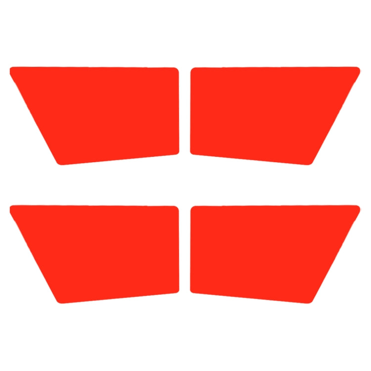 4 PCS Car Carbon Fiber Door Inner Handle Wrist Panel Decorative Sticker for Ford New Mondeo 2013-2019 by buy2fix