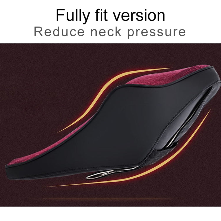 Four Seasons Breathable Memory Foam Car Neck Pillow Polyester Headrest (Orange) by buy2fix