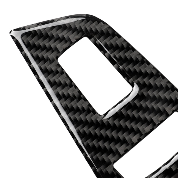 Car Carbon Fiber Door Window Lift Panel Decorative Sticker for BMW 5 Series G38 528Li / 530Li / 540Li 2018, Left Drive by buy2fix