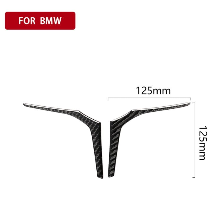Car Carbon Fiber Steering Wheel Lower Panel Decorative Sticker for BMW G30(2018-2020) / G01(2018-2020) / G02(2019-2020) by buy2fix