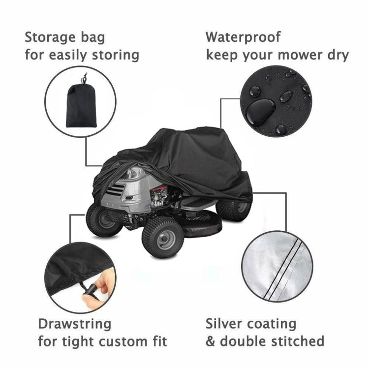 210D Oxford Cloth Waterproof Sunscreen Scooter Tractor Car Cover, Size: L by buy2fix