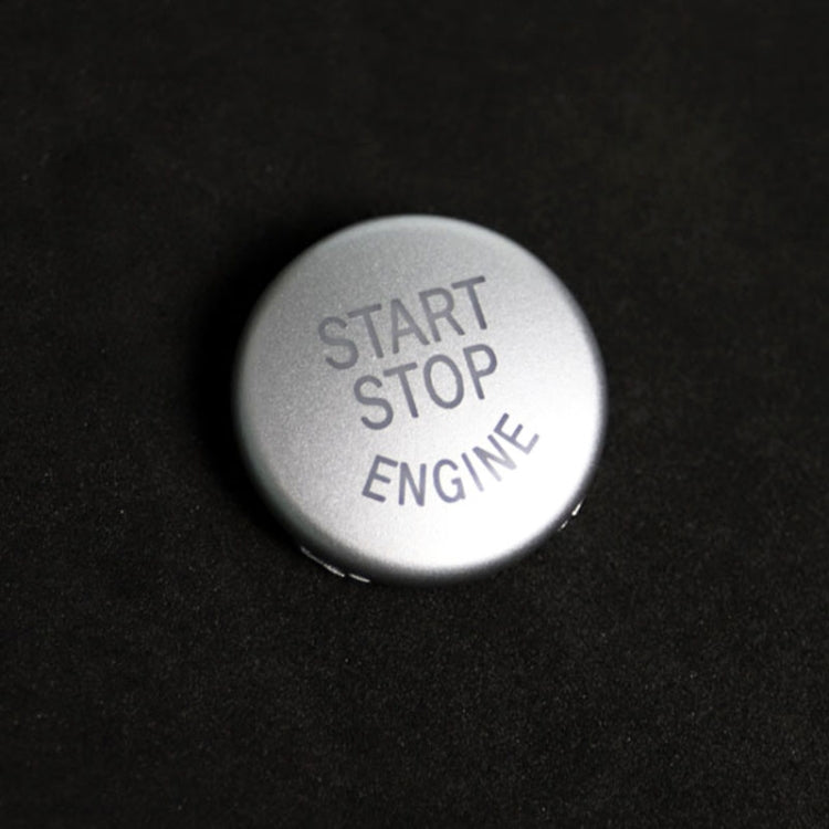 Car Engine Start Key Push Button Cover for BMW E90 Chassis (Silver) by buy2fix
