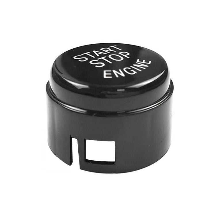 Car Engine Start Key Push Button Cover for BMW G / F Chassis, without Start and Stop (Black) by buy2fix