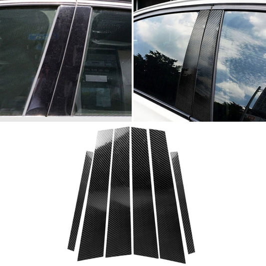 Car Carbon Fiber B Column Decorative Sticker for BMW F10 2011-2017 by buy2fix