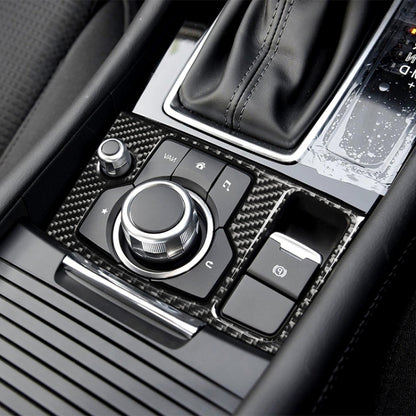 Car Carbon Fiber Right Drive Multimedia Frame B Decorative Sticker for Mazda Axela 2017-2018 by buy2fix