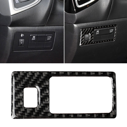 Car Carbon Fiber Headlight Adjustment Frame Decorative Sticker for Mazda Axela 2014 / 2017-2018, Left Drive by buy2fix