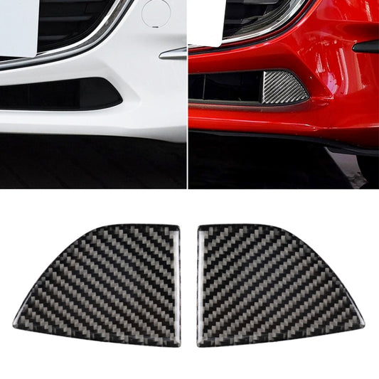 Car Carbon Fiber Front Bumper Decorative Sticker for Mazda Axela 2017-2018 by buy2fix