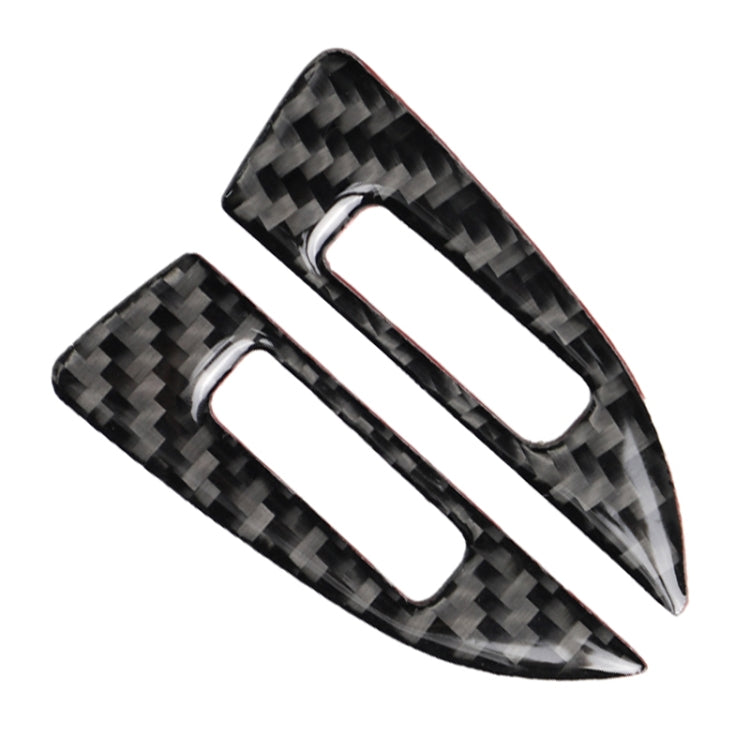 Car Carbon Fiber Air Conditioning Air Outlet Adjustment Frame Decorative Sticker for Mazda Axela 2014 / 2017-2018 by buy2fix