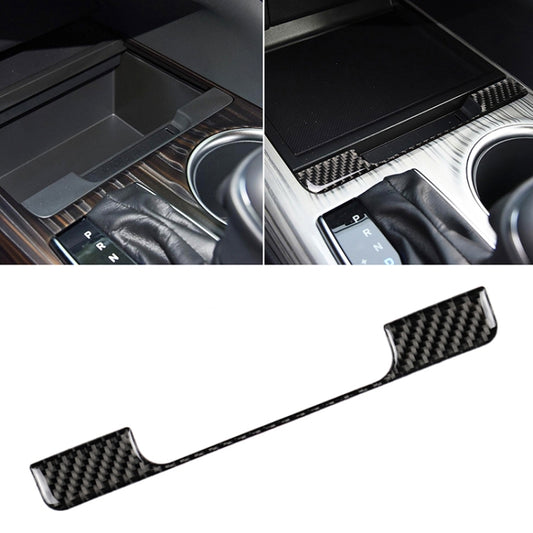 Car Carbon Fiber Storage Box Frame Decorative Sticker for Toyota Eighth Generation Camry 2018-2019 by buy2fix