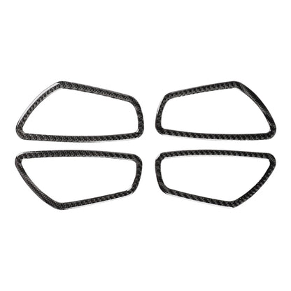 4 PCS Car Carbon Fiber Door Inner Wrist Frame Decorative Sticker for Honda Tenth Generation Civic 2016-2019 by buy2fix