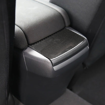 Car Carbon Fiber Rear Sundries Cover Decorative Sticker for Honda Tenth Generation Civic 2016-2019 by buy2fix