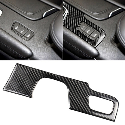 Car Carbon Fiber Gear Position Panel Decorative Sticker for Cadillac XT5 2016-2017, Left Drive by buy2fix