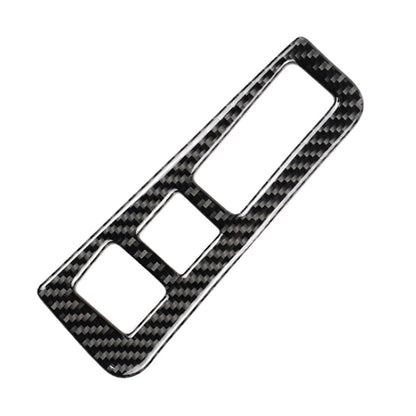 Car Carbon Fiber Headlight Switch Frame Decorative Sticker for Cadillac XT5 2016-2017, High Version, Left Drive by buy2fix