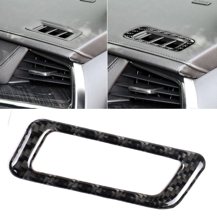 Car Carbon Fiber Air Outlet Decorative Sticker for Cadillac XT5 2016-2017, Left Drive by buy2fix