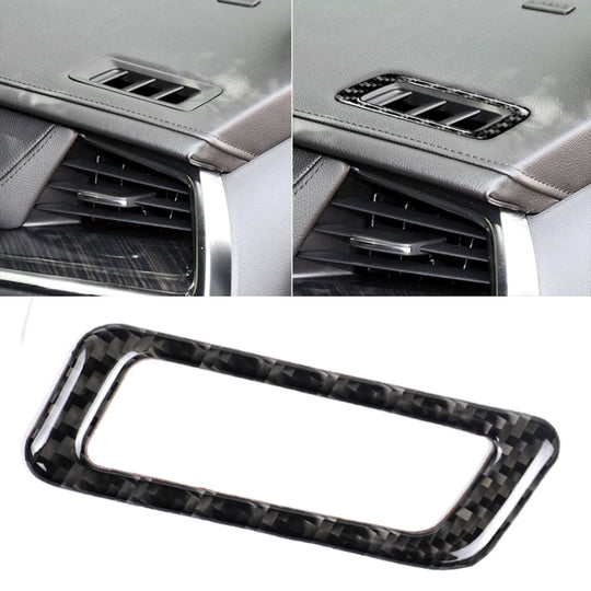Car Carbon Fiber Air Outlet Decorative Sticker for Cadillac XT5 2016-2017, Left Drive