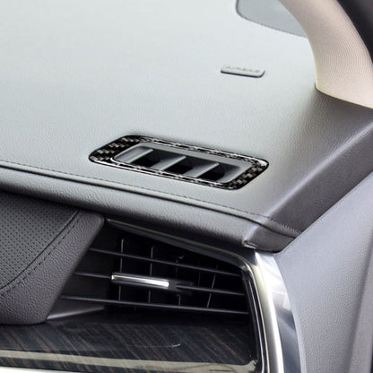 Car Carbon Fiber Air Outlet Decorative Sticker for Cadillac XT5 2016-2017, Left Drive by buy2fix