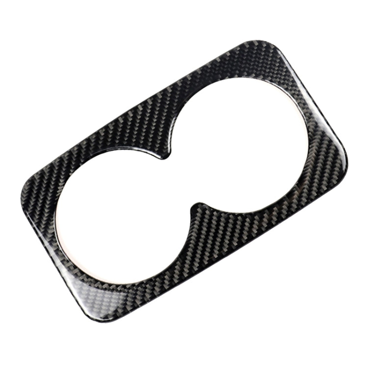 Car Carbon Fiber Rear Armrest Water Cup Decorative Sticker for Cadillac XT5 2016-2017 by buy2fix