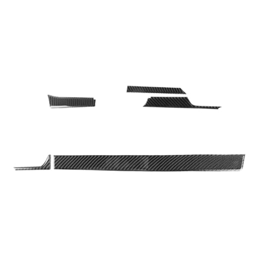 5 in 1 Car Carbon Fiber Central Console Decorative Sticker for Chevrolet Camaro 2017-2019, Left Drive by buy2fix