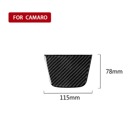 Car Carbon Fiber Dashboard Decorative Sticker for Chevrolet Camaro 2017-2019 by buy2fix