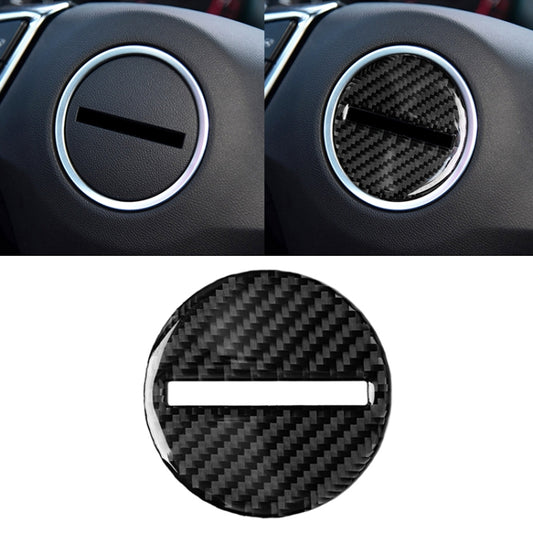Car Carbon Fiber Steering Wheel Logo Decorative Sticker for Chevrolet Camaro 2017-2019 by buy2fix