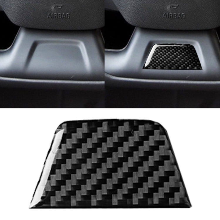 Car Carbon Fiber Below Steering Wheel Decorative Sticker for Chevrolet Camaro 2017-2019 by buy2fix