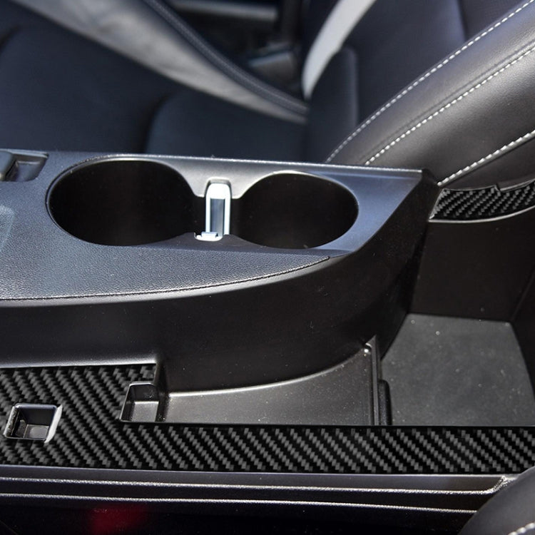 2 in 1 Car Carbon Fiber Central Control Stripe Decorative Sticker for Chevrolet Camaro 2017-2019 by buy2fix