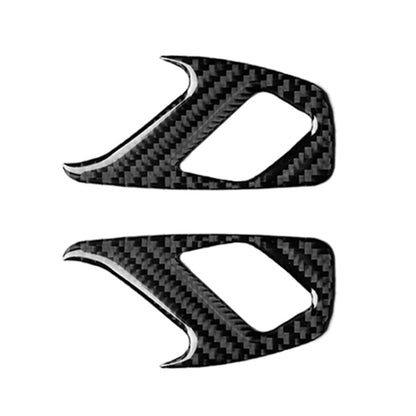 2 PCS Car Carbon Fiber Inner Door Lock Decorative Sticker for Chevrolet Camaro 2017-2019 by buy2fix